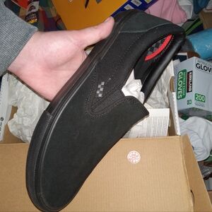 Vans Men's Black Slip-On Shoes